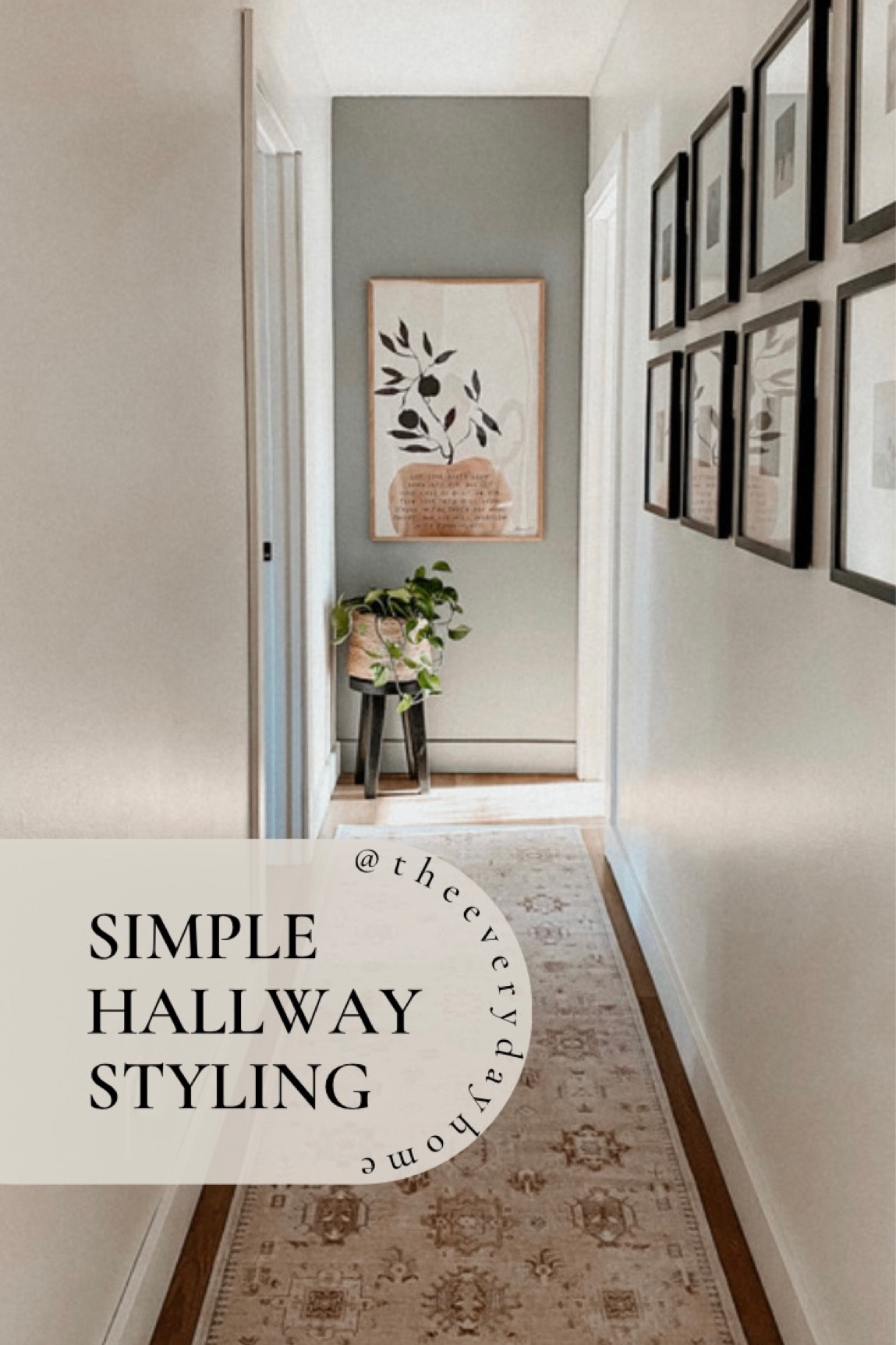 SIMPLE HALLWAY STYLING ITEMS 

#LTKunder50 #LTKhome