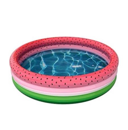 Summer must have! 
Poolcandy Inflatable Party Sunning Pool, Watermelon.

#LTKFindsUnder100 #LTKHome