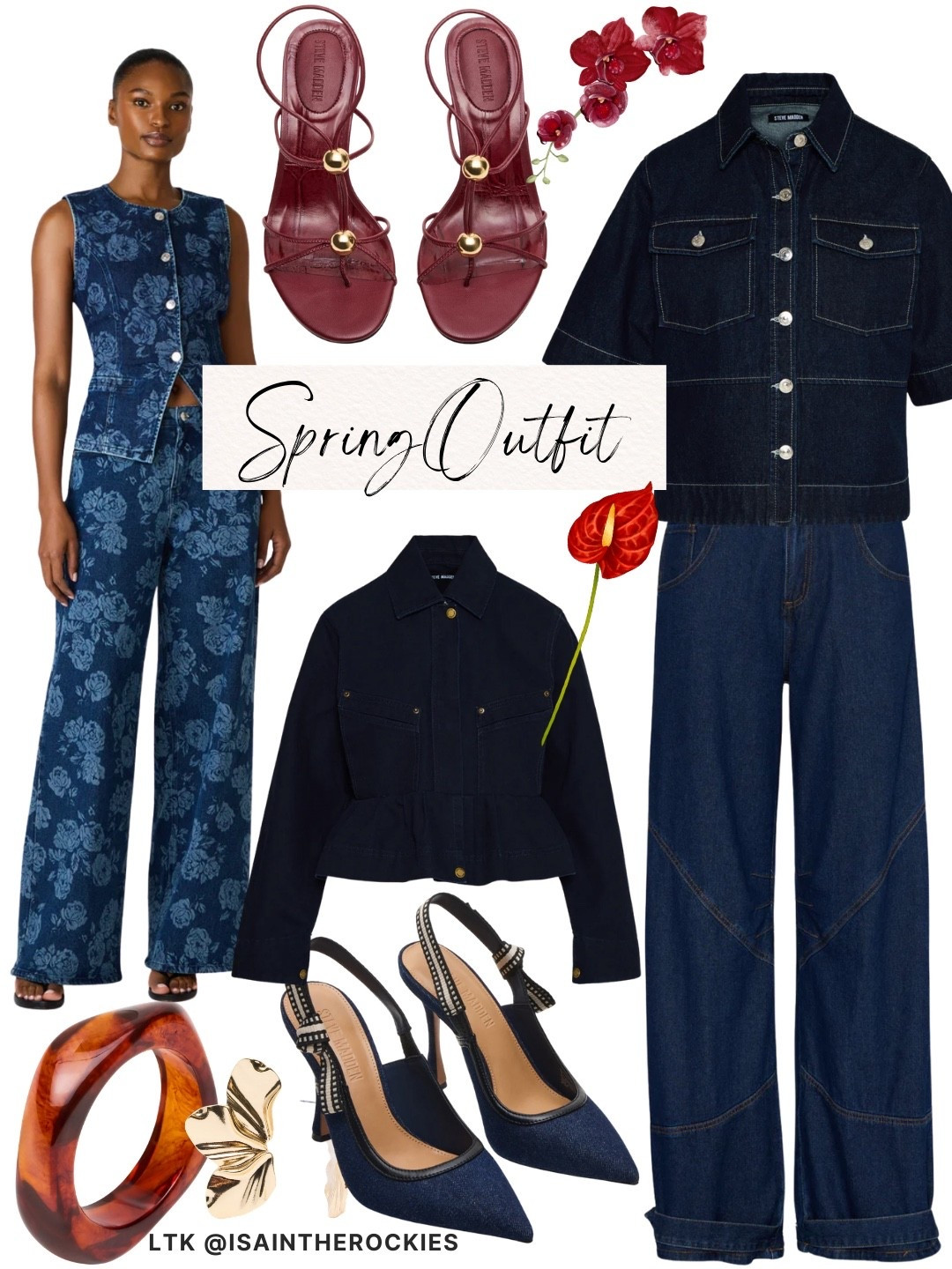 Denim outfit
Denim trend outfit for women 
Spring outfit #springoutfit
#outfitinspo

#LTKTall #LTKspring #LTKspringtrends