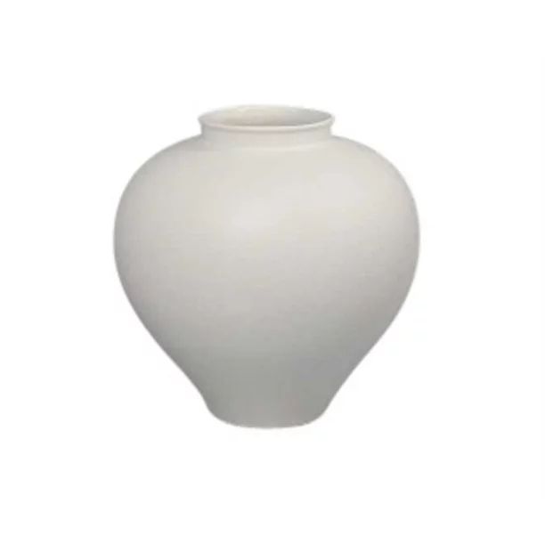 Impressively Elegant Decorative Ceramic Vase, White - Walmart.com | Walmart (US)