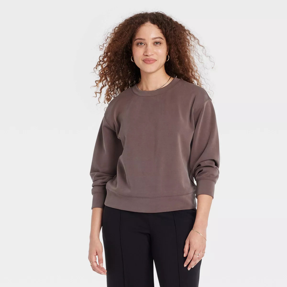 Women's Sandwash Pullover Sweatshirt - A New Day™ | Target