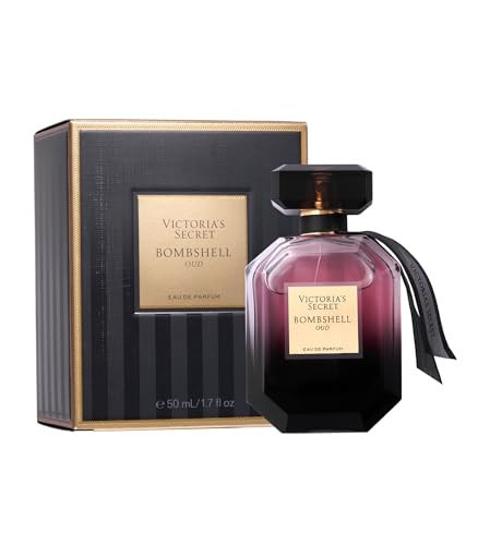 Victoria's Secret Bombshell Oud Eau de Parfum, Notes of Spice, Pink Saffron & Peony, Perfumes for Women (1.7 oz) | Amazon (US)