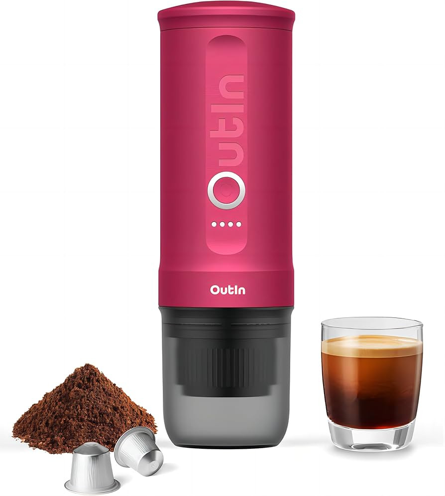 OutIn Nano Portable Electric Espresso Machine, Travel Coffee Maker for Camping, Car Coffee Maker ... | Amazon (US)
