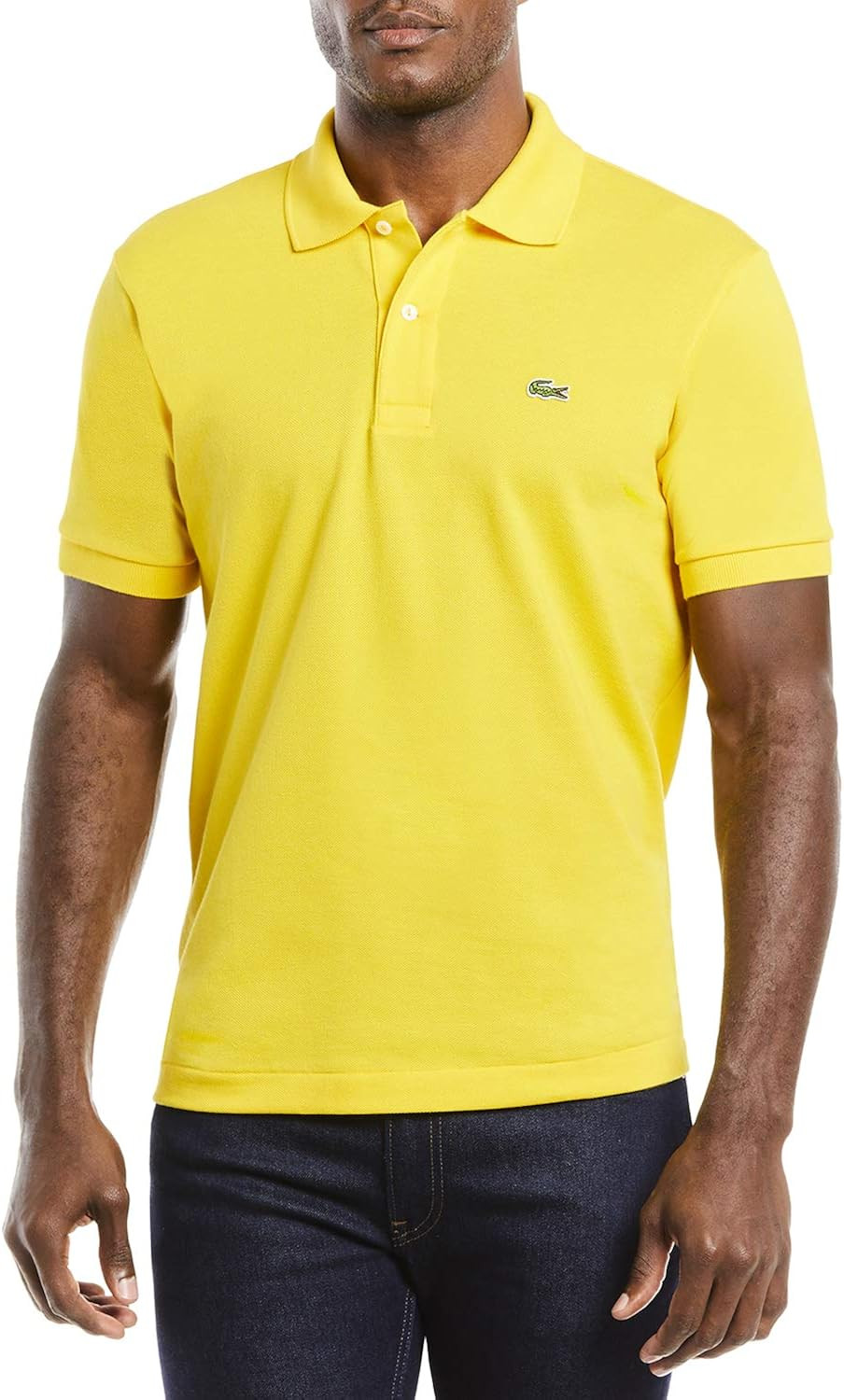 Lacoste Men's Short Sleeve L.12.12 Pique Polo Shirt | Amazon (US)