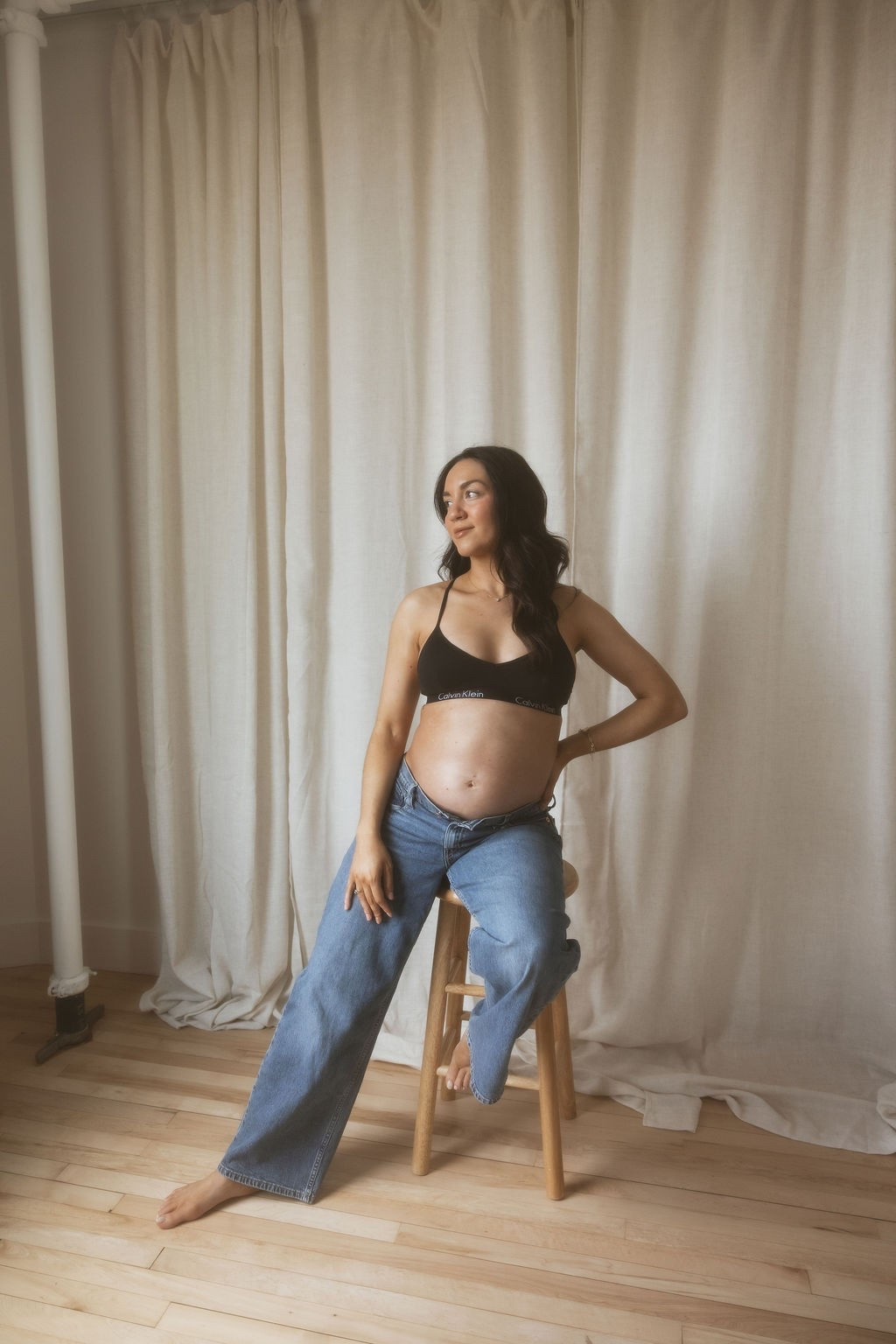 28 short in jeans(sized up for pregnancy)(usually a 25)

#LTKootd #LTKBump