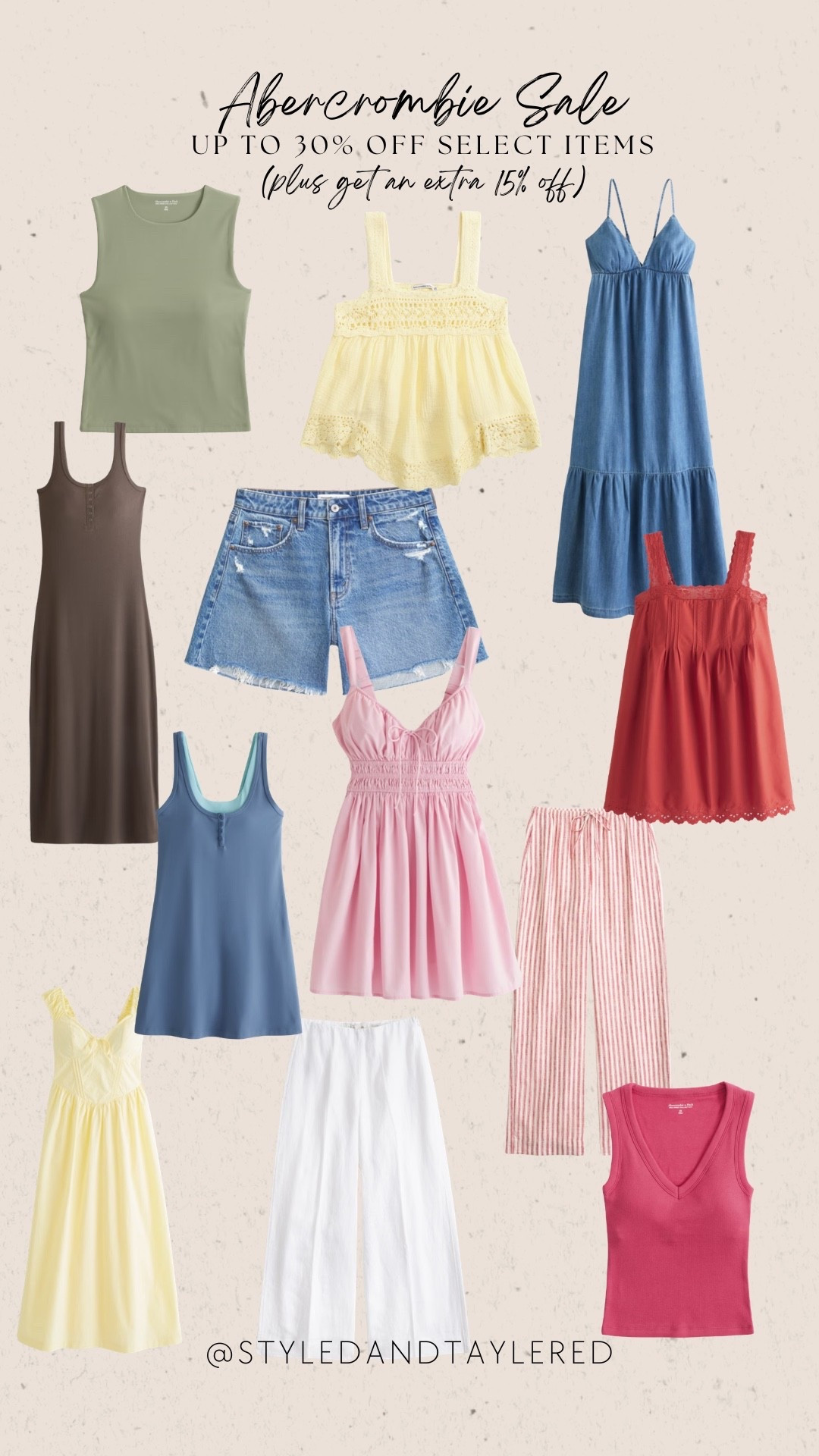 Abercrombie- up to 30% off select items sale! Plus use code AFKATHLEEN for 15% off (code stacks on sale items also)


Abercrombie style
Abercrombie sale
Abercrombie discount code
summer outfits
Summer dresses
Summer outfit inspo

#LTKSaleAlert
