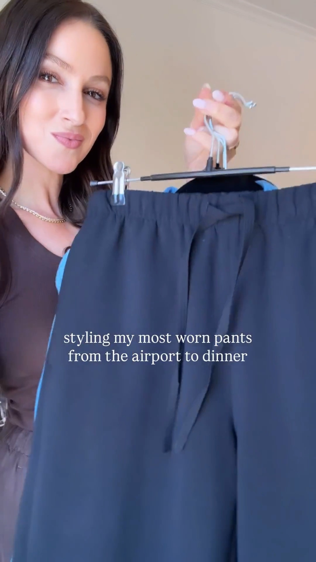 Styling my most worn pants from travel to dinner. Perfect airport outfit! Styling the black but I have the white, too, and you could do the same outfit with the white version!

Pants: true to size regular length (I’m 5’5)
Pink tank: true to size 
Chambray top: sized down one it runs oversized!
Blazer: sized up one! Favorite fitting blazer I own.

#LTKootd #LTKOver40 #LTKTravel