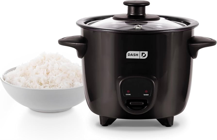 DASH Mini Rice Cooker Steamer with Removable Nonstick Pot, Keep Warm Function & Recipe Guide, One... | Amazon (US)