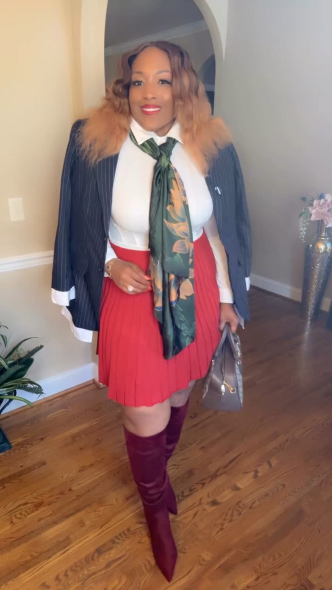 Hello, it’s me! ✨ I’ve never been one to follow the rules, I make them work for me! Style has no limits when confidence is the accessory. 💋

#OOTD #StyleOnPurpose #LaShaylaLeigh #FallFashionVibes #FaithAndFashion #ltkmidsize #foryoureels #tallgirlstyle