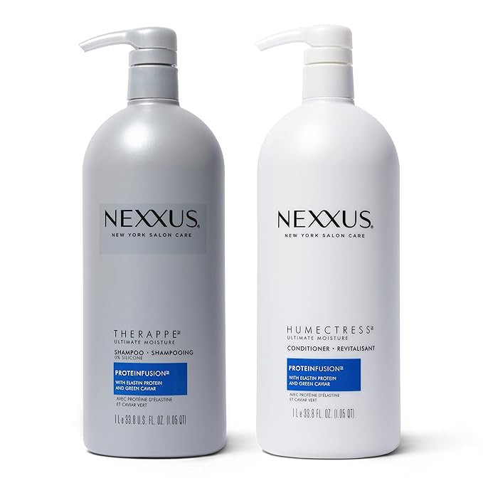 Nexxus Shampoo and Conditioner Therappe Humectress (Set of 2)for Dry Hair Silicone-Free, Moisturi... | Amazon (US)