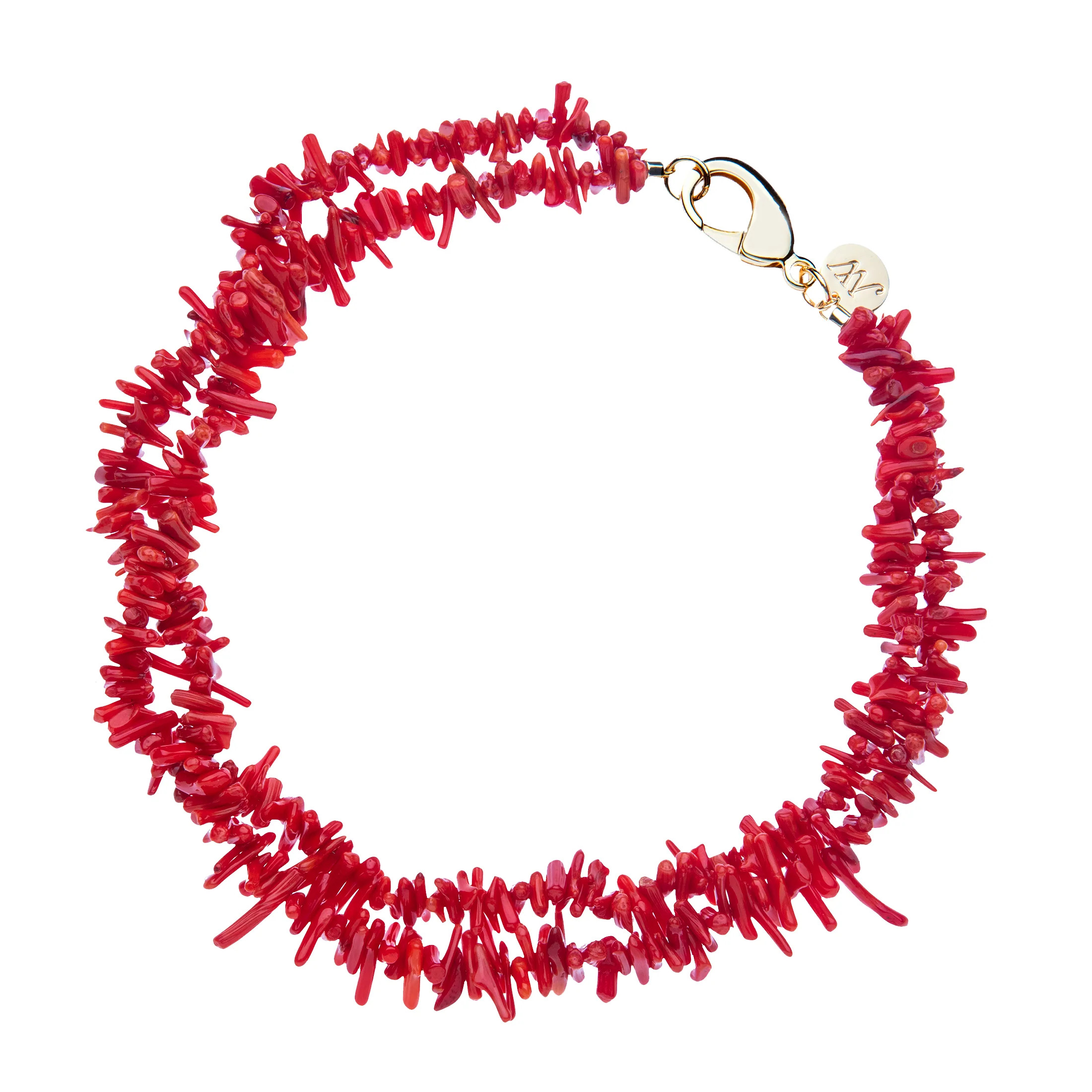 Double Layer Coral Necklace | Jane Win