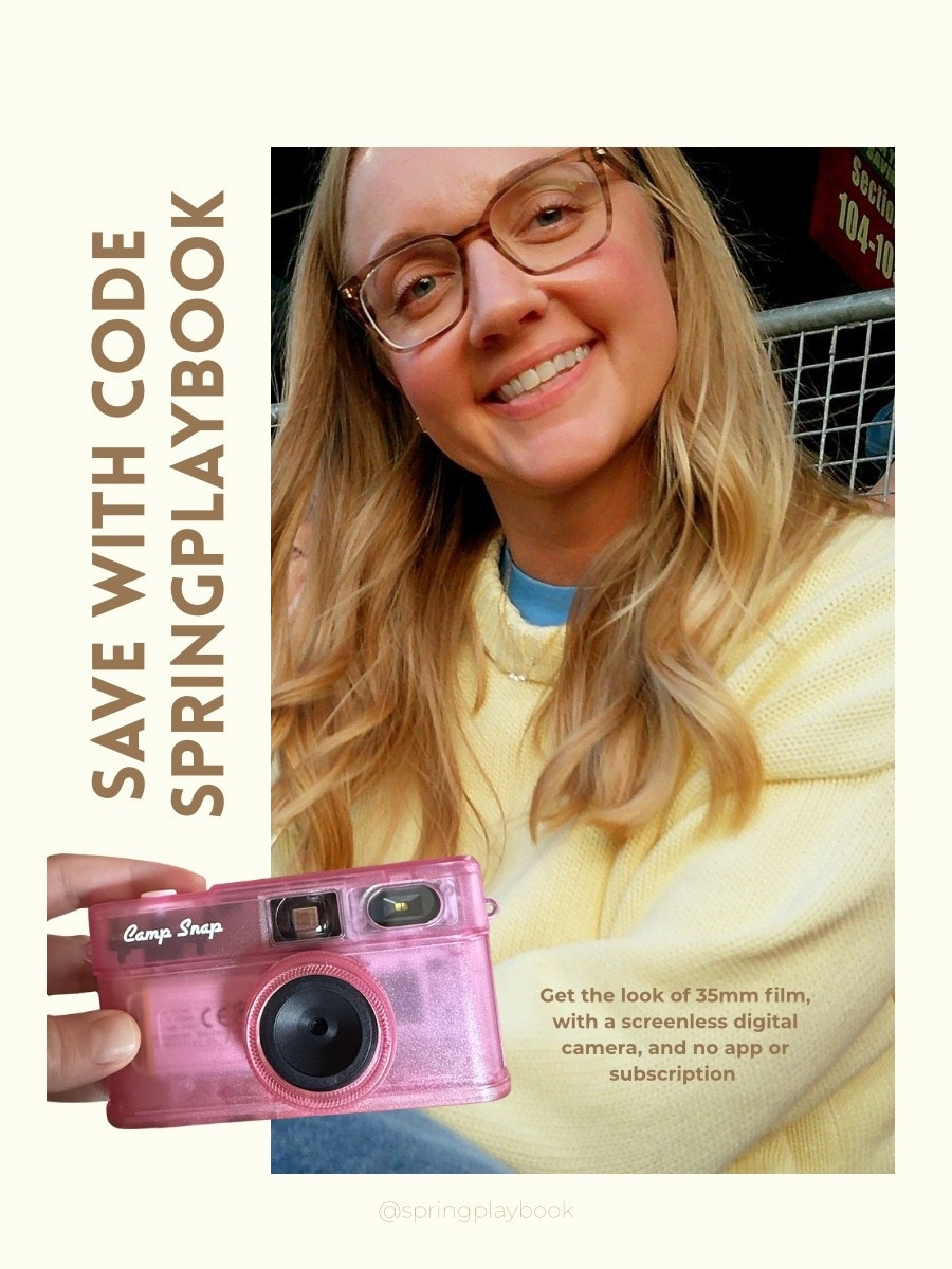 Camp Snap! Screen-less digital camera with the look of film. Waterproof cases now available. Easy for grownups and kids. No app to download. Code SPRINGPLAYBOOK saves you some coins. @Camp Snap

#LTKmomlife #LTKTravel #LTKKids