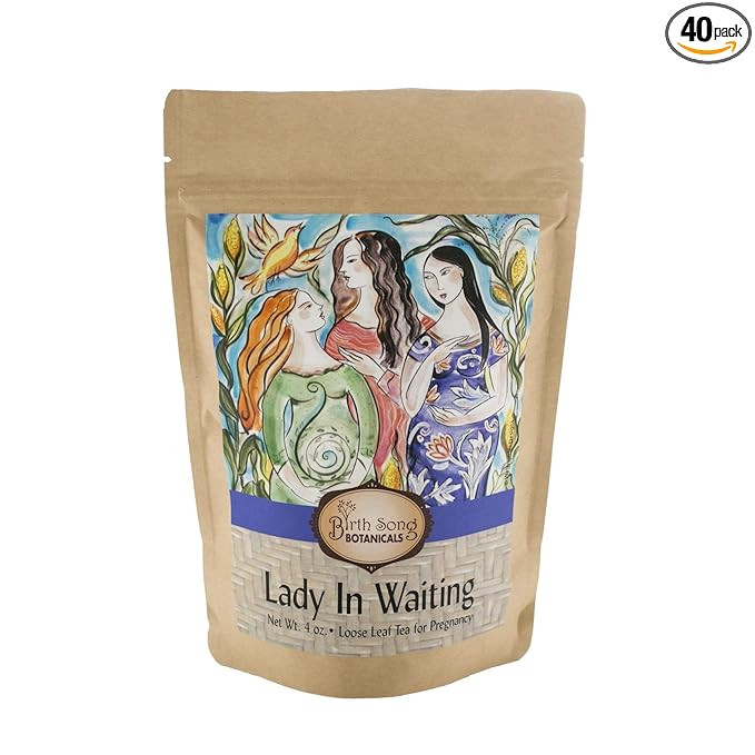 Birth Song Botanicals Organic Lady in Waiting Red Raspberry Morning Sickness Tea, Herbal Pregnanc... | Amazon (US)