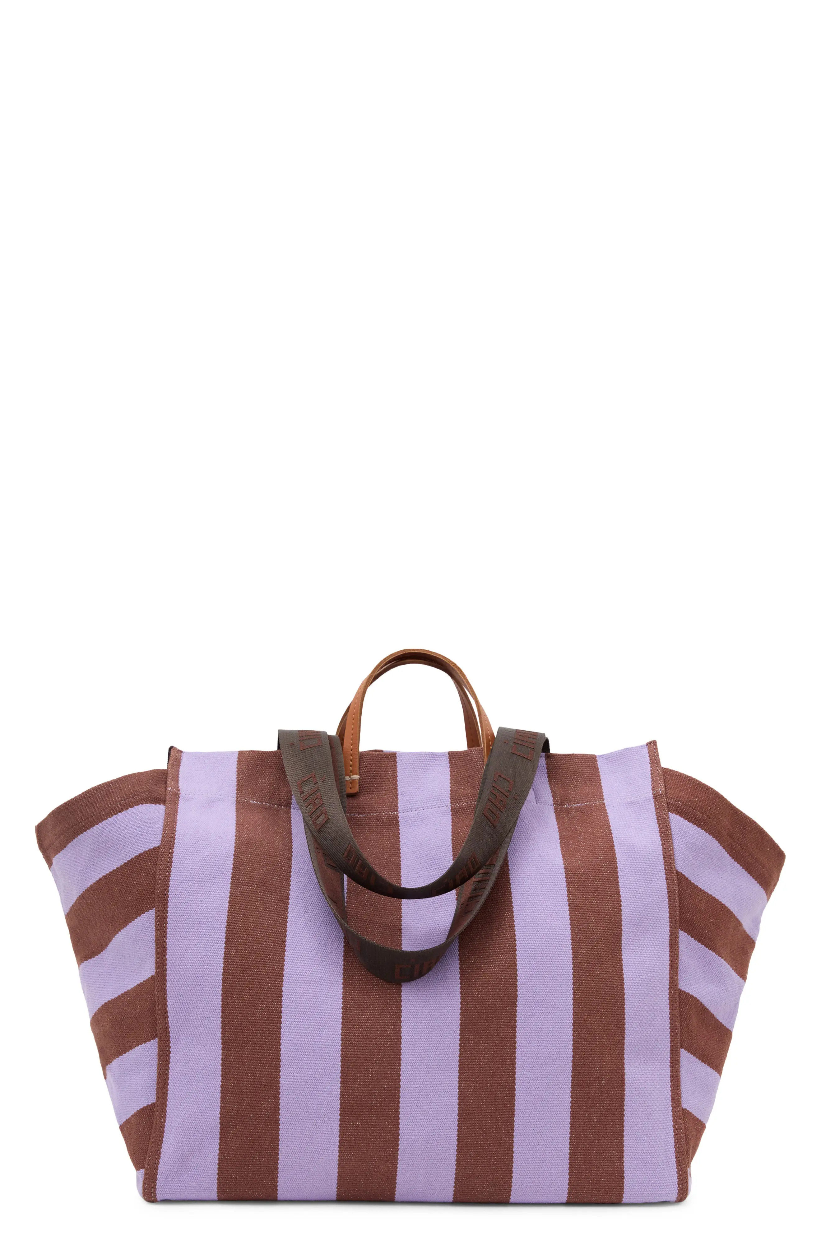 Beach Canvas Stripe Tote (Women) | Nordstrom | Nordstrom