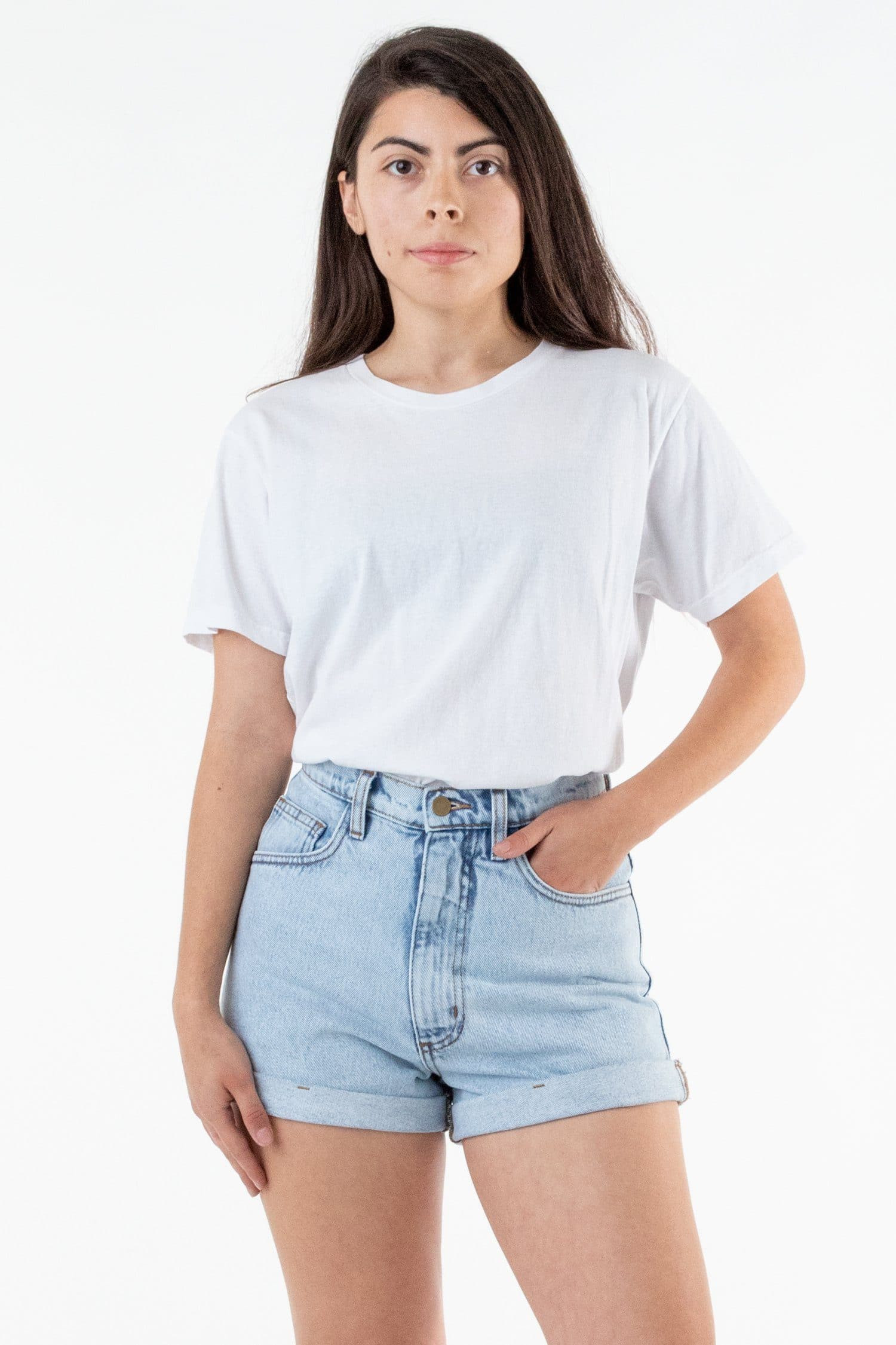 RDNW05 - Denim Loose Cuff Short | Los Angeles Apparel