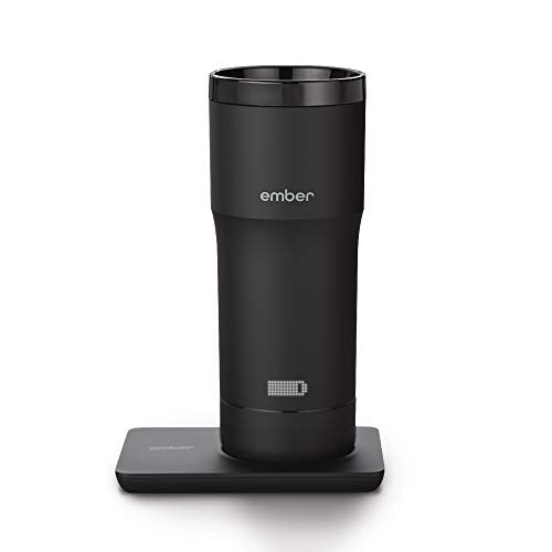 Ember Temperature Control Travel Mug, 12 Ounce, 2-hr Battery Life, Black - App Controlled Heated Coffee Travel Mug | Amazon (US)