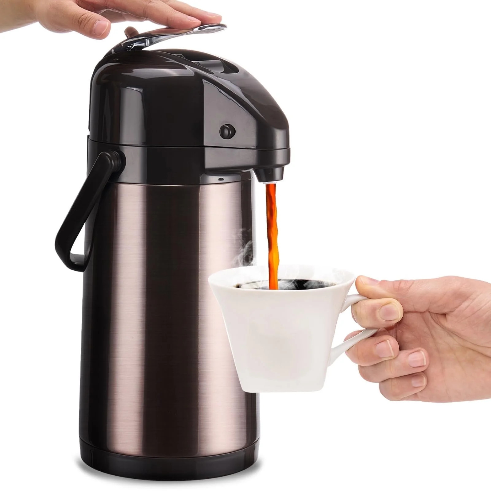 Baalaka 84 oz Beverage Dispensers, Thermal Insulated Air Pot - Coffee Dispenser for Home, Office,... | Walmart (US)