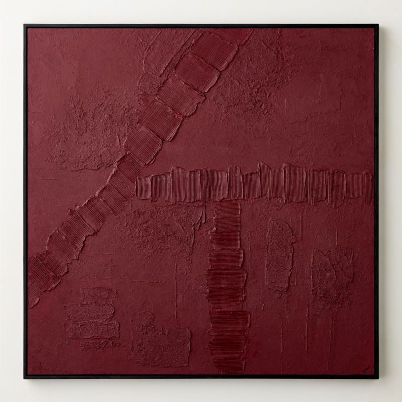 'Sentiero' Framed Wall Art 50"x50" + Reviews | CB2 | CB2