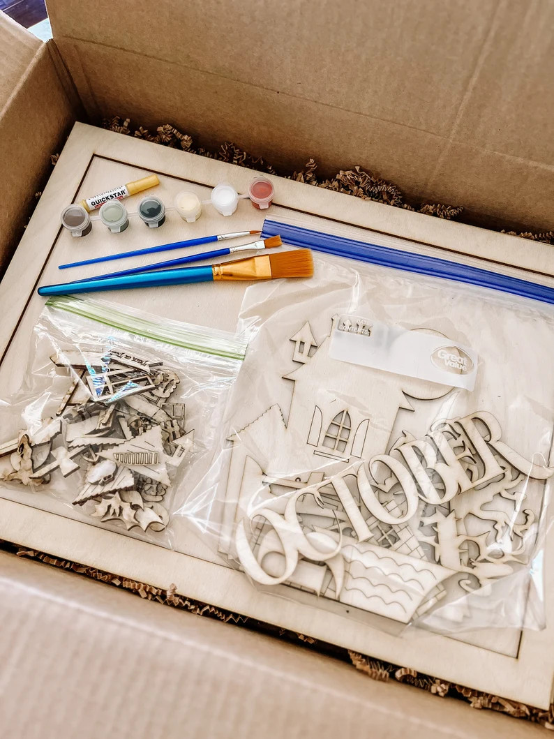 Haunted House Kit, DIY Halloween Decorations, Haunted House Decor, Halloween DIY Kit, Spooky Hous... | Etsy (US)