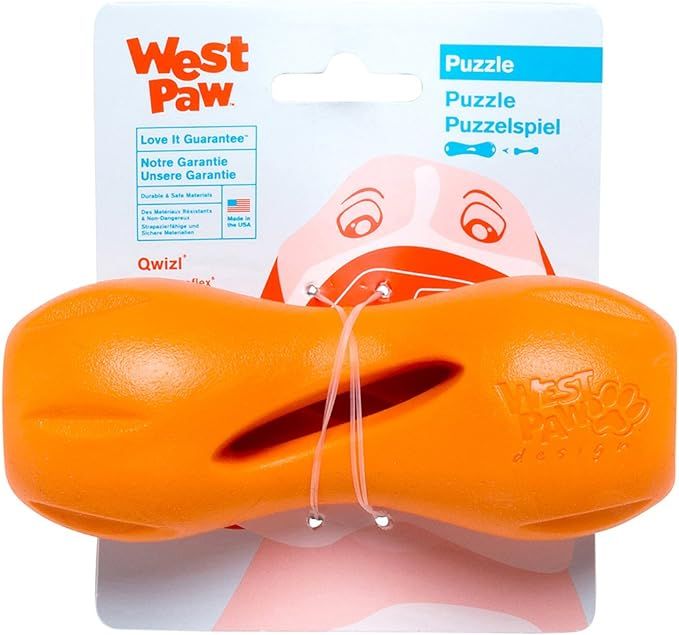 WEST PAW Zogoflex Qwizl Dog Puzzle Treat Toy – Interactive Chew Toy for Dogs – Dispenses Pet ... | Amazon (US)