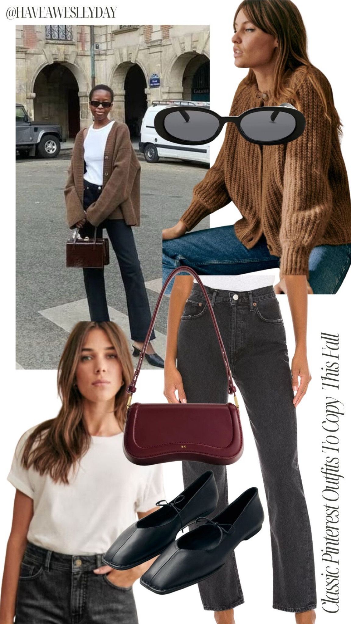 Classic Pinterest Outfits to Copy This Fall | cozy cardigan, ballet flats, cute jeans, classic white tee

European style, fall outfit idea, fall trends, work outfit, office chic style, capsule wardrobe essentials

#LTKSeasonal #LTKStyleTip #LTKWorkwear