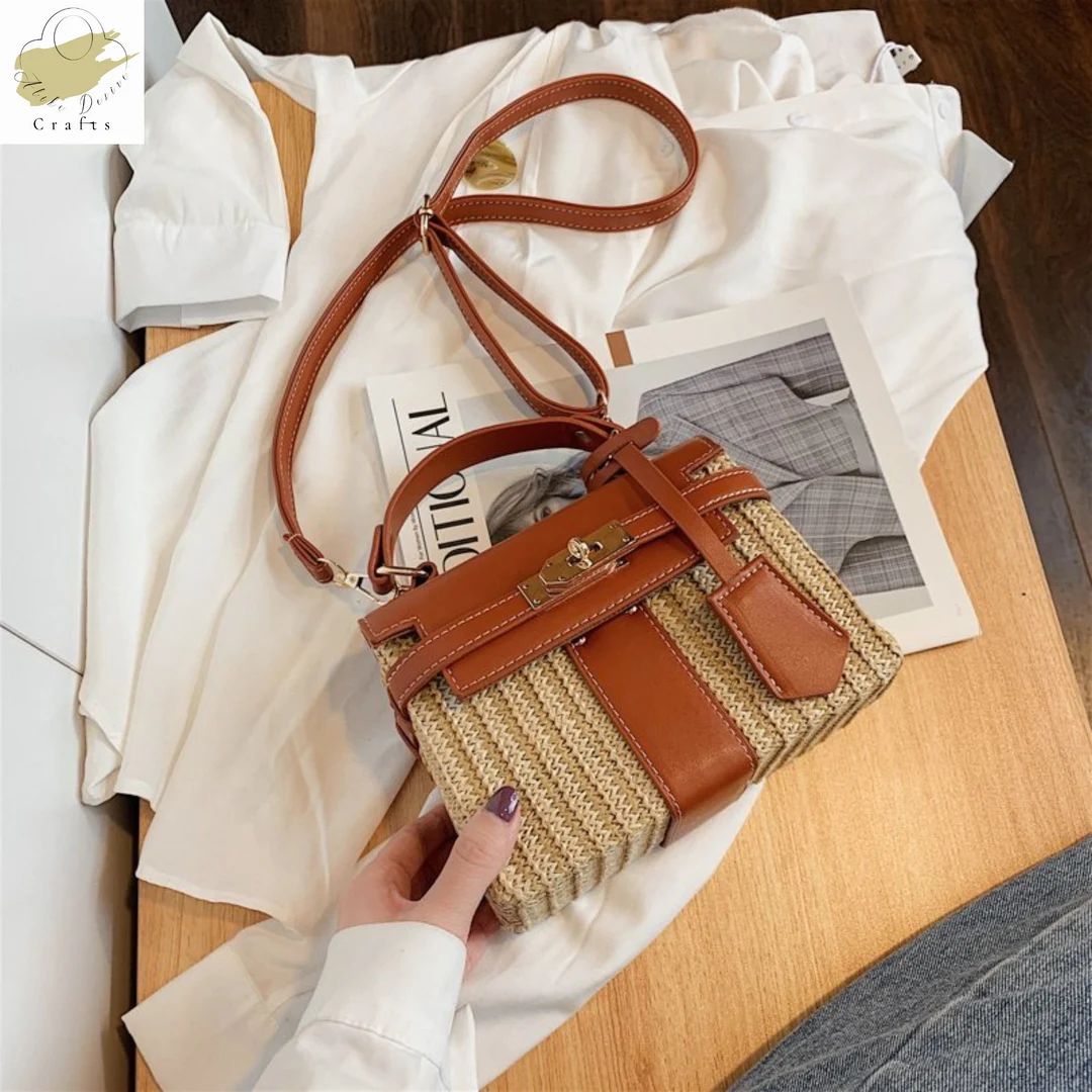 Top handle bag | handbag | straw bag | summer bag | handmade bag | fashion bag | shoulder bag | b... | Etsy (US)