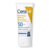 CeraVe Hydrating Face Mineral Sunscreen Lotion SPF 50 | Ulta