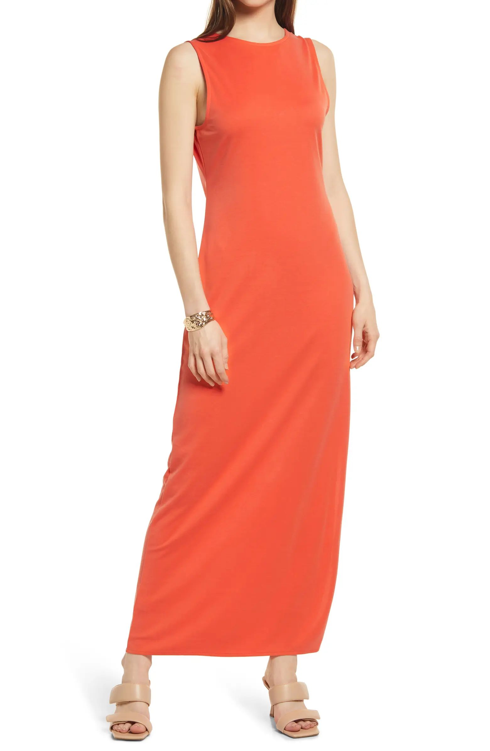 Sleeveless Reversible Maxi Dress | Nordstrom