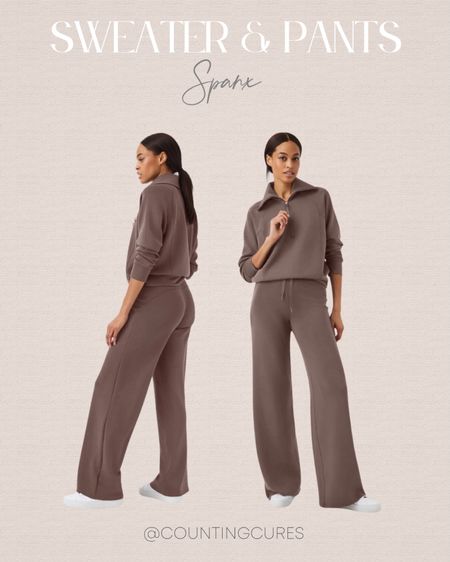 Effortlessly update your spring wardrobe with this neutral sweater and pants from Spanx! So stylish and chic!
#springfashion #transitionalstyle #loungewear #outfitidea

#LTKSeasonal #LTKstyletip #LTKfindsunder100