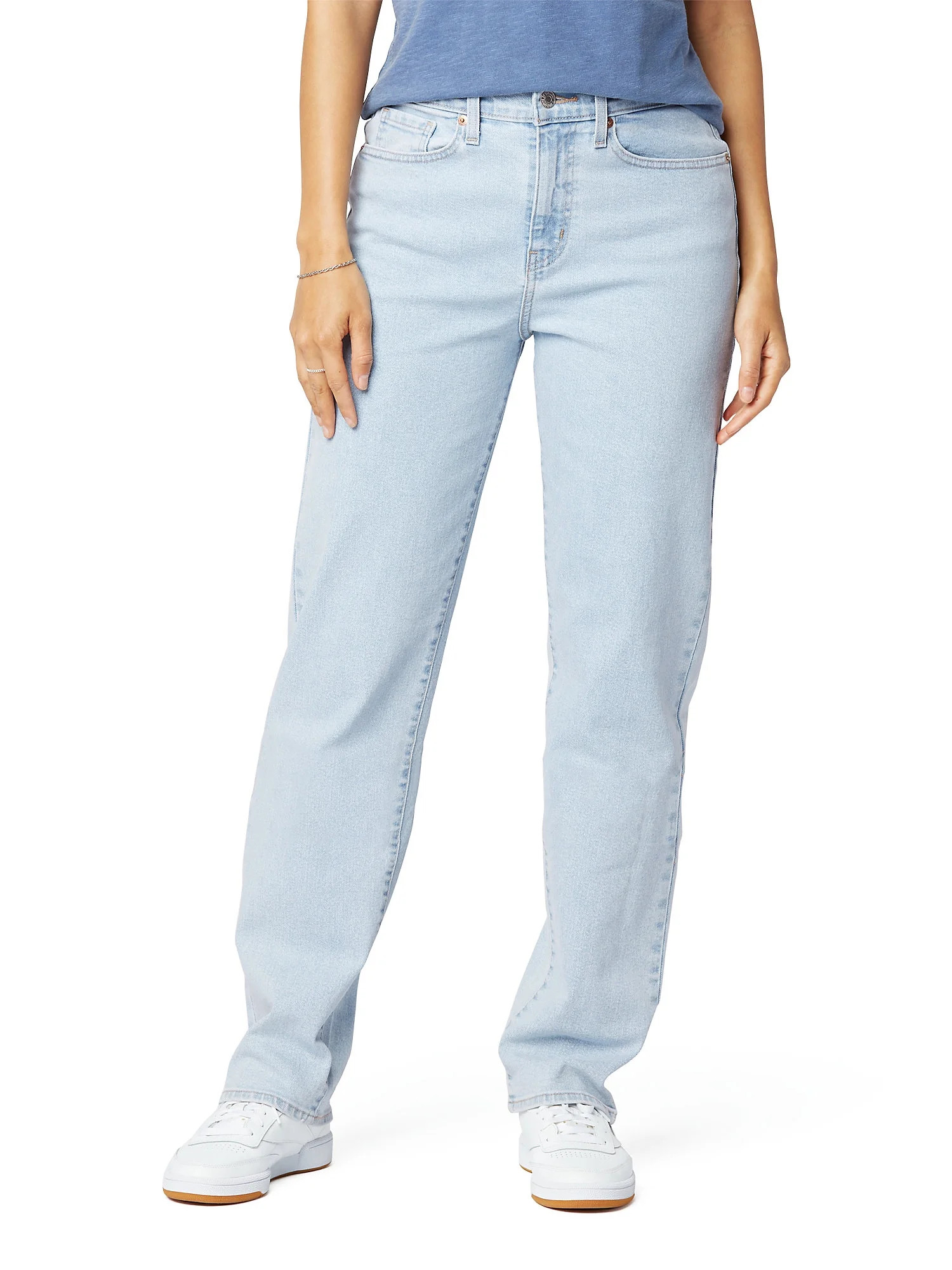 Levi Strauss Signature Women's Heritage Easy Straight Jeans | Walmart (US)