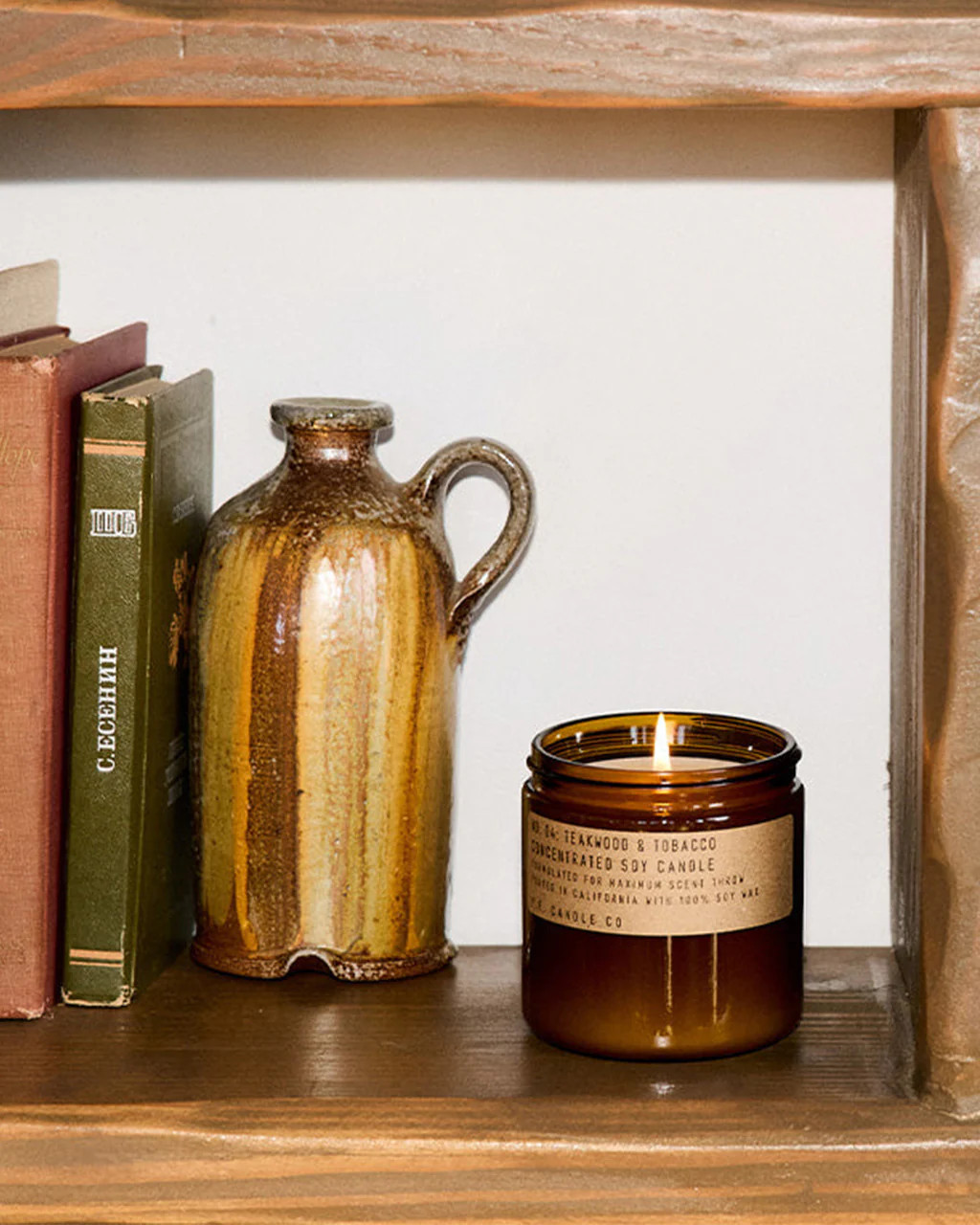 Large Concentrated Candle - Teakwood & Tobacco | ban.do