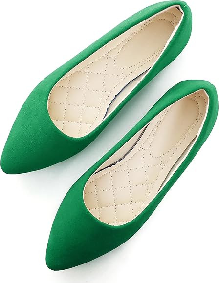 ChaiRong Zhou Women Comfort Square Toe Ballets Flats, Slip On Classical Walking Shoes for Wedding... | Amazon (US)