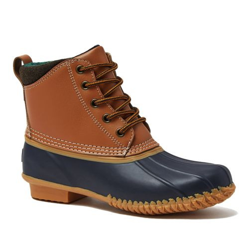 Women's Insulated Duck Boots - Lands' End - Gray - 6 | Lands' End (US)