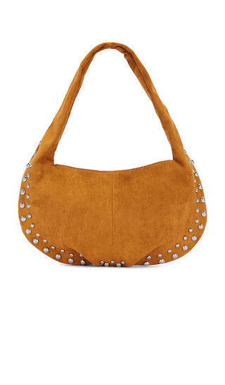8 Other Reasons Studded Suede Shoulder Bag in Beige. | Revolve Clothing (Global)