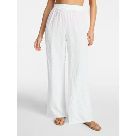 Time and Tru Women's and Women's Plus Size Coverup Pants, Sizes XS-3X | Walmart (US)