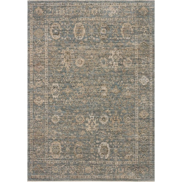 Priscilla PRL-03 Blue/Sand Area Rug | Rugs Direct