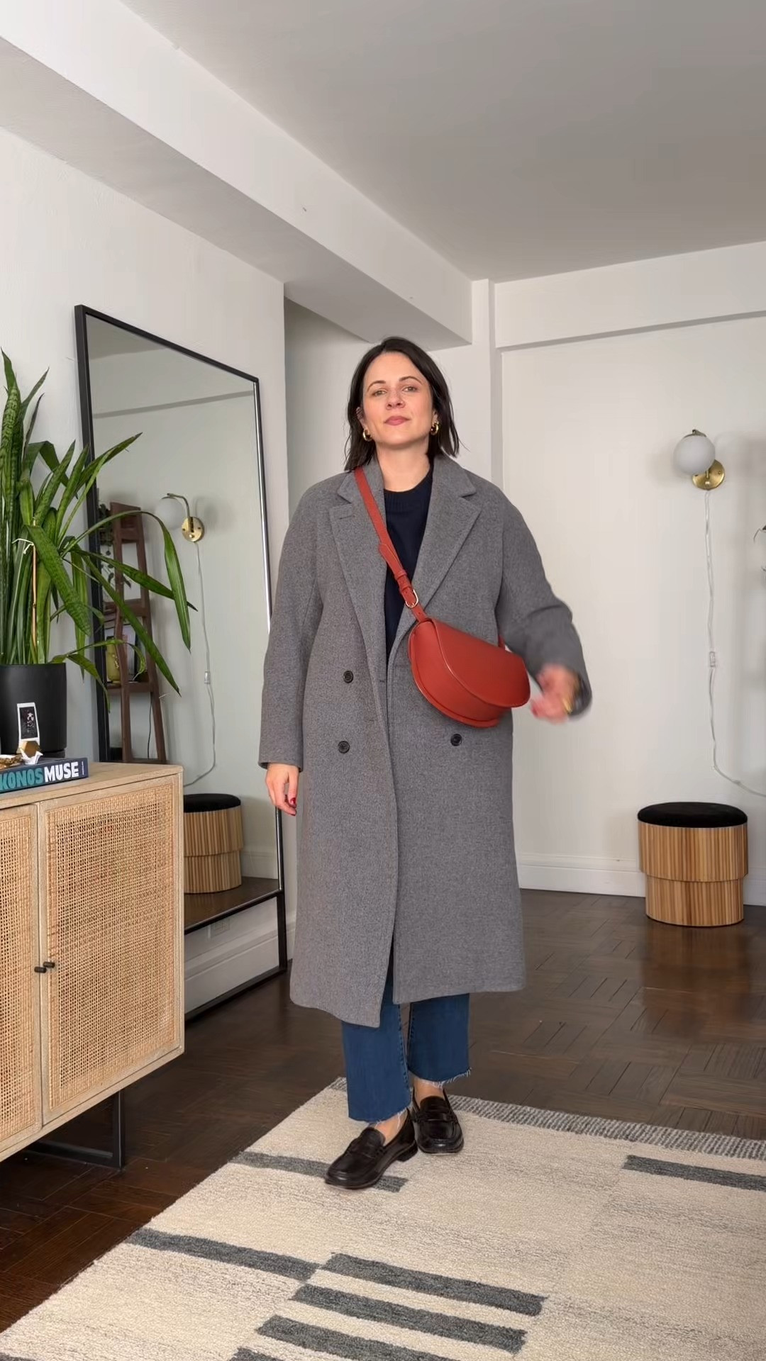 this is my no fail winter uniform, and it translates into fall and spring too. Straight leg jeans, slightly oversized tee or sweater, and a godo flat. A loafer, mary jane or slim sneaker. To top off the look, a long coat like a wool coat, or trench. 

 #LTKgrwm #LTKootd #LTKSaleAlert