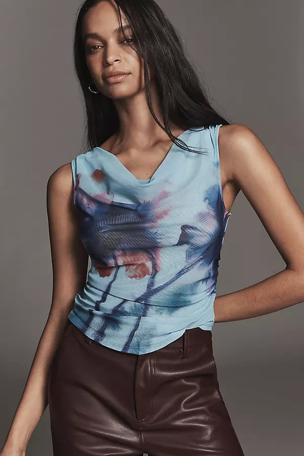 The Sloane Cowl-Neck Tank Top | Anthropologie (US)