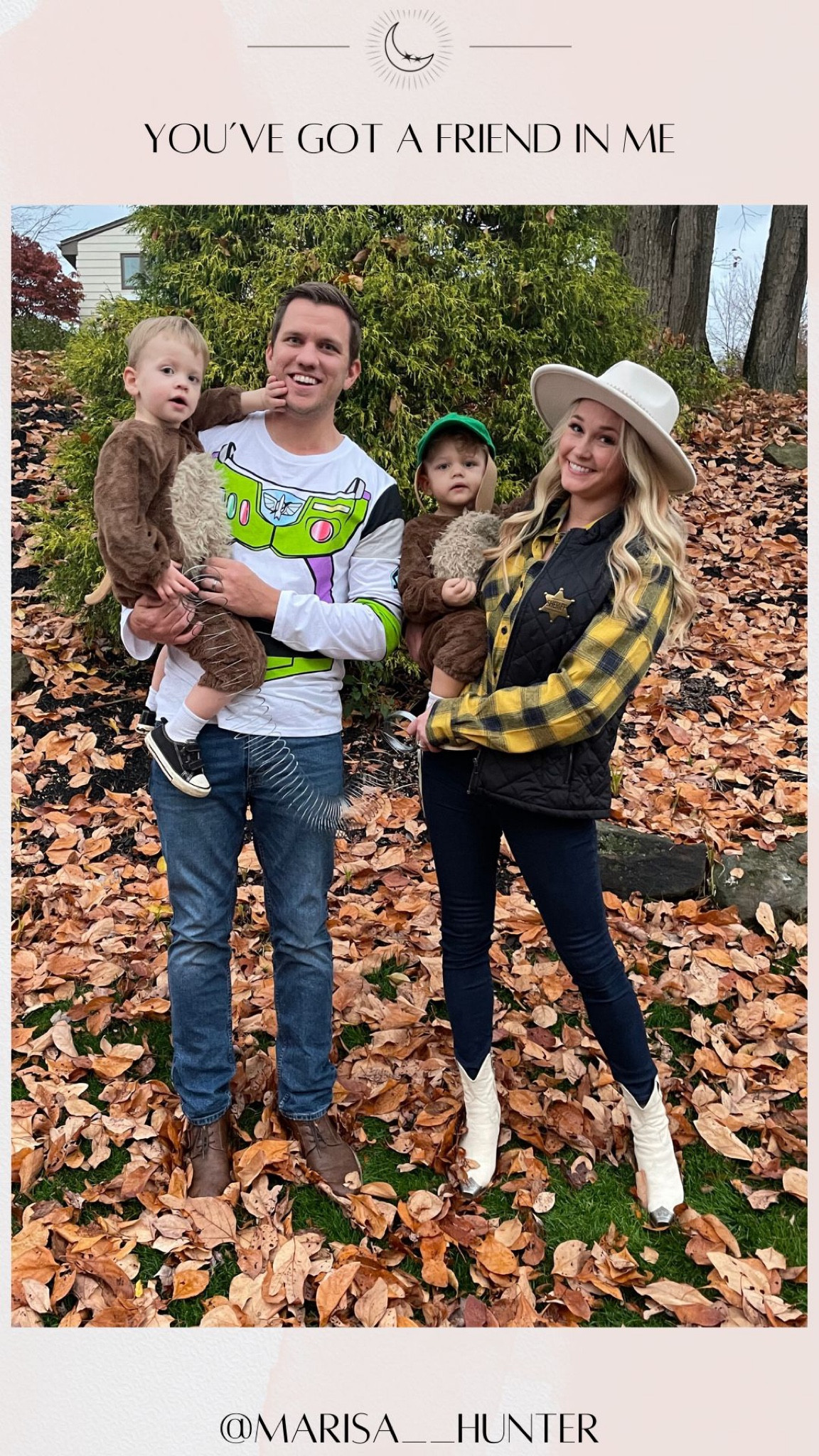 You’ve got a friend in me 

Diy Halloween costume Toy Story buzz woody slinky dog twin costume family Halloween costume toddler boy costume Halloweek halloween costume week plaid shirt jeans cowboy boots dwts Harry and rylee 

#LTKHalloween #LTKfamily #LTKkids