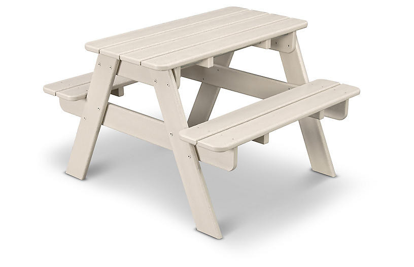 Kids' Picnic Table, Sand | One Kings Lane