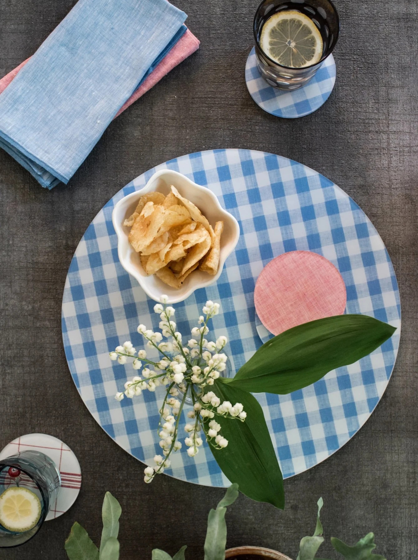 Mack Gingham Placemat | Proper Table Co.