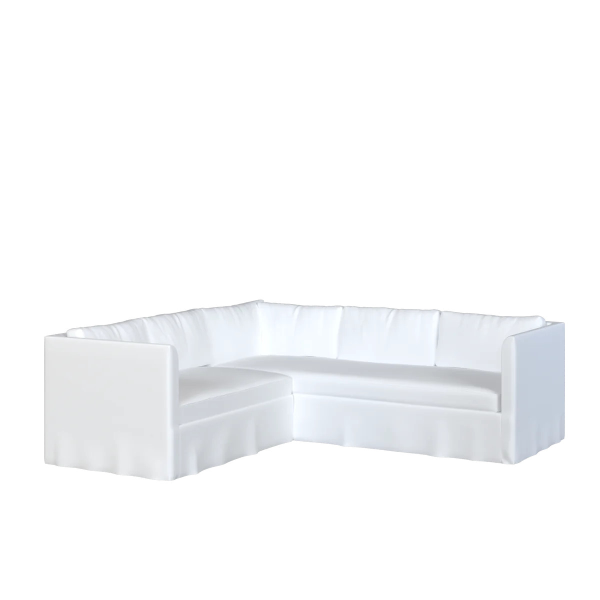 Slipcovered Bradley Return Loveseat Sectional | coley home