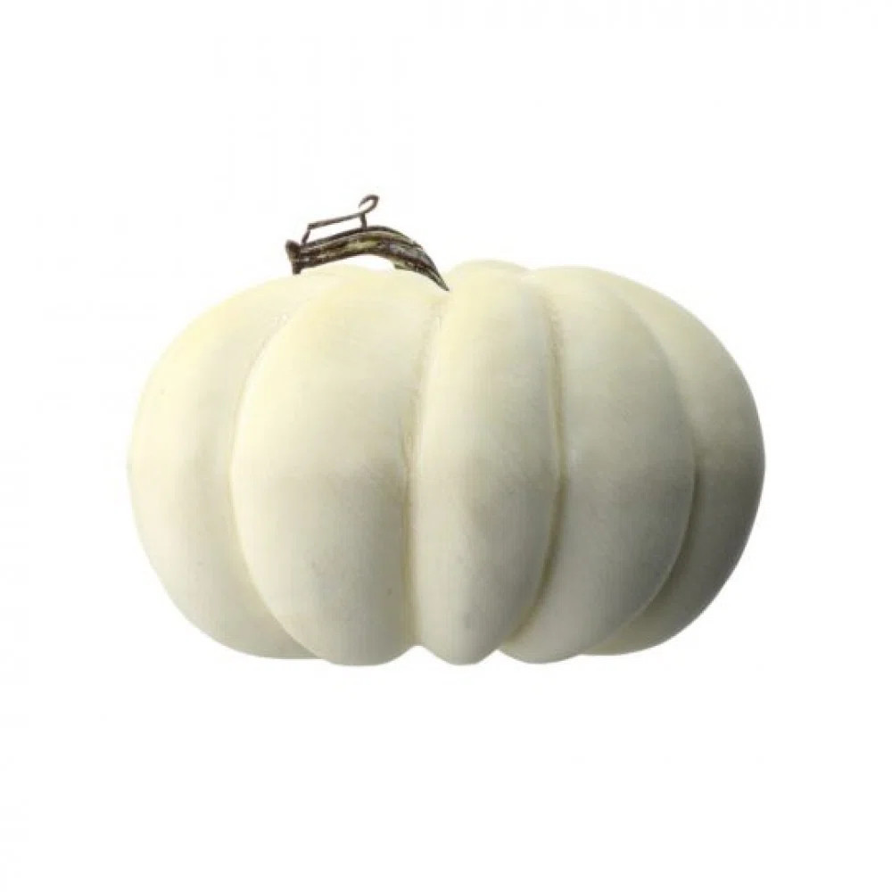 Cream Color Waterproof Weathered Pumpkin Figurine | Wayfair North America