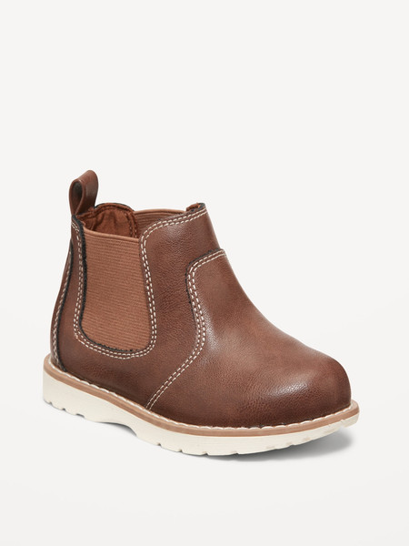 Faux-Leather Chelsea Boots for Toddler Boys | Old Navy (US)