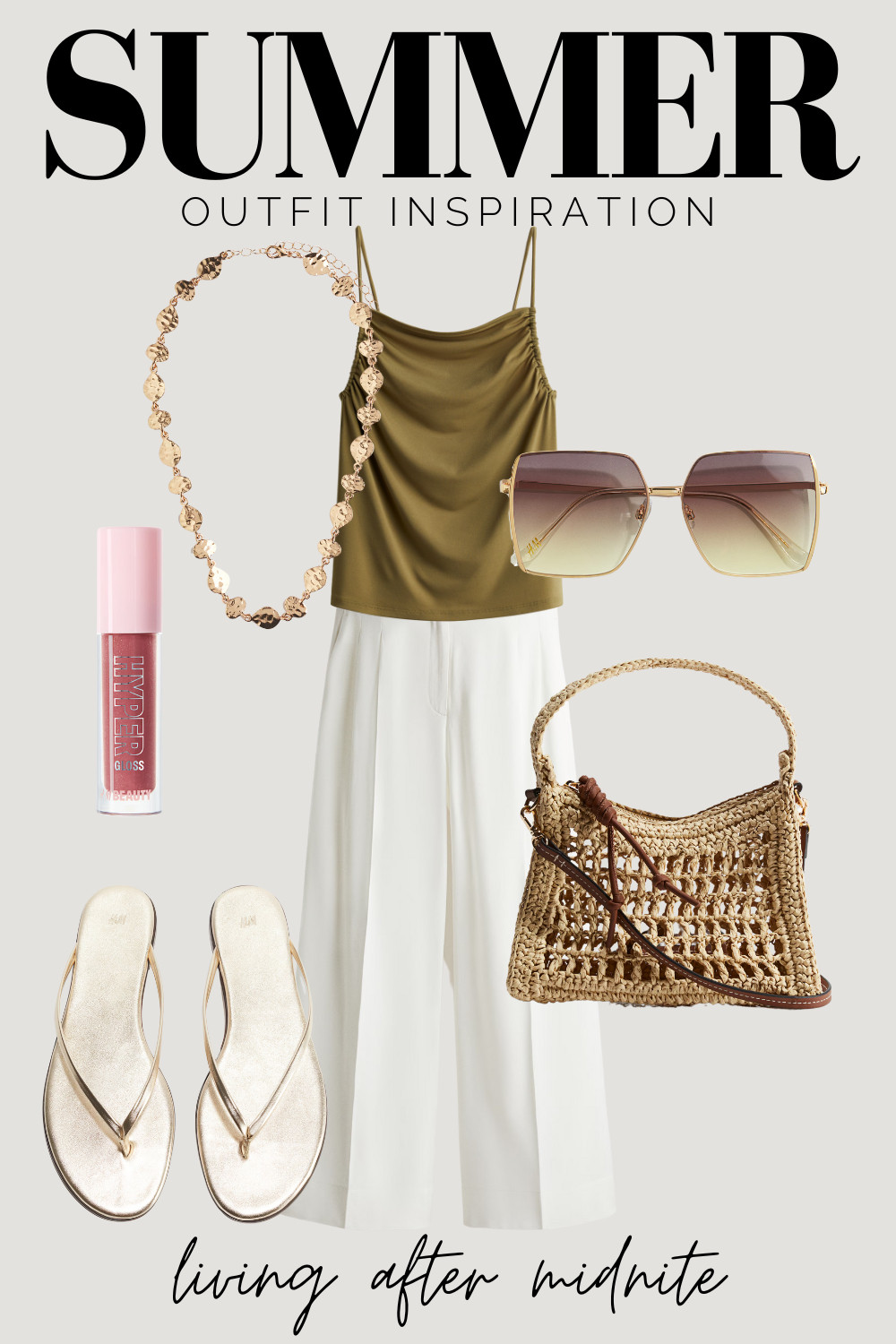 Summer date night outfit, summer outfit, white pants 

#LTKStyleTip #LTKSeasonal #LTKFindsUnder50