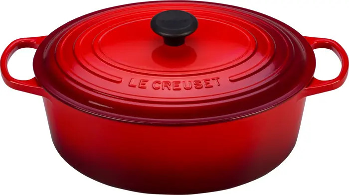 Signature 8-Quart Oval Enamel Cast Iron French/Dutch Oven | Nordstrom