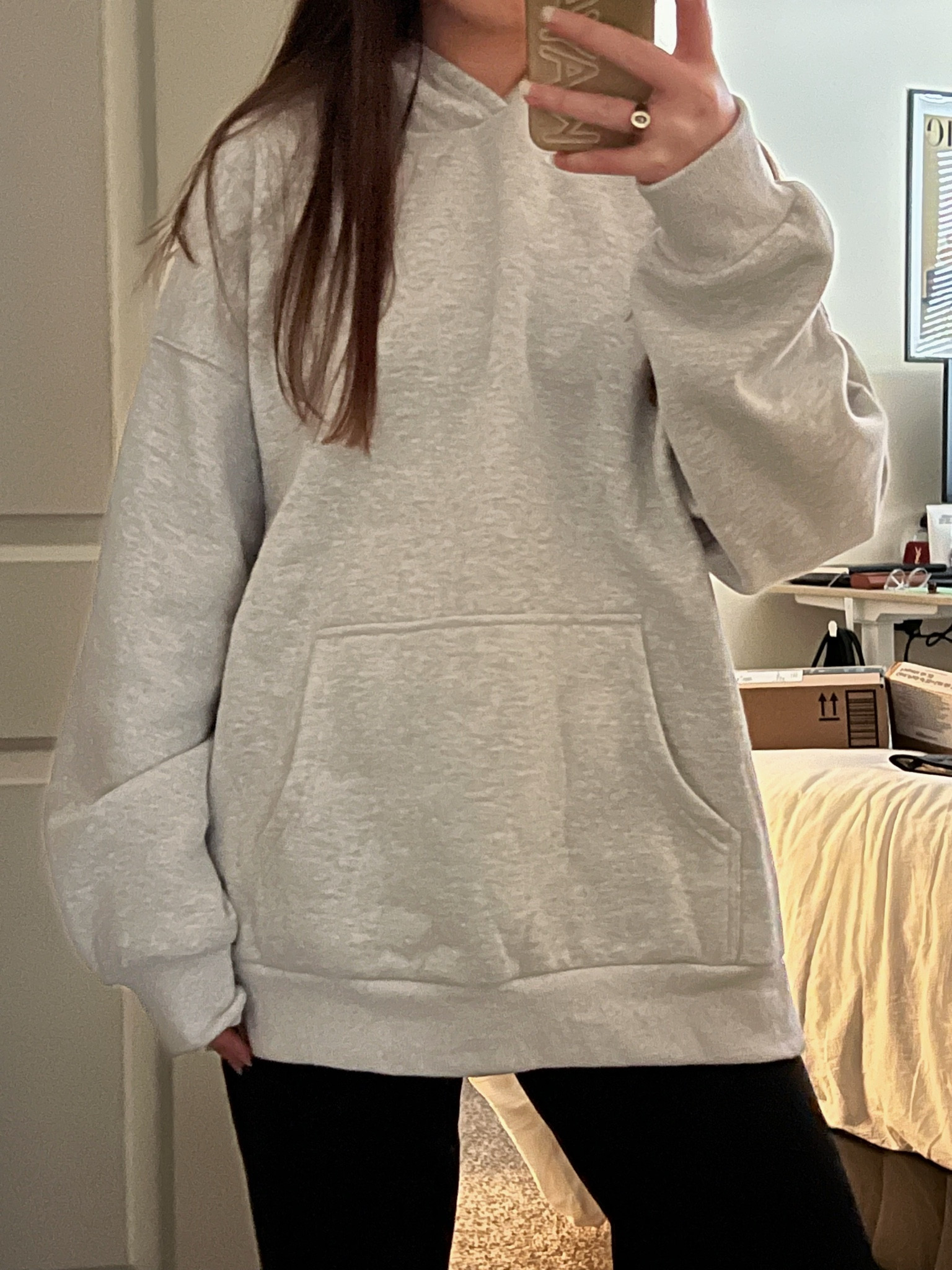 New gray hoodie I wore today 🧸

#LTKFindsUnder100 #LTKFindsUnder50 #LTKHome