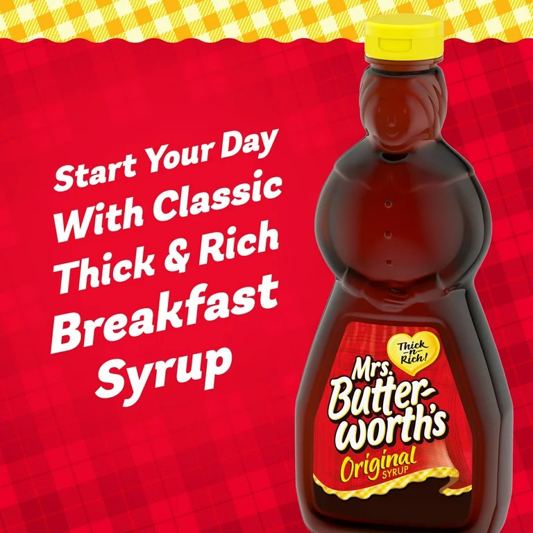 Mrs. Butterworth's Original Thick N Rich Pancake Syrup 24 Fl Oz. Bottle | Walmart (US)