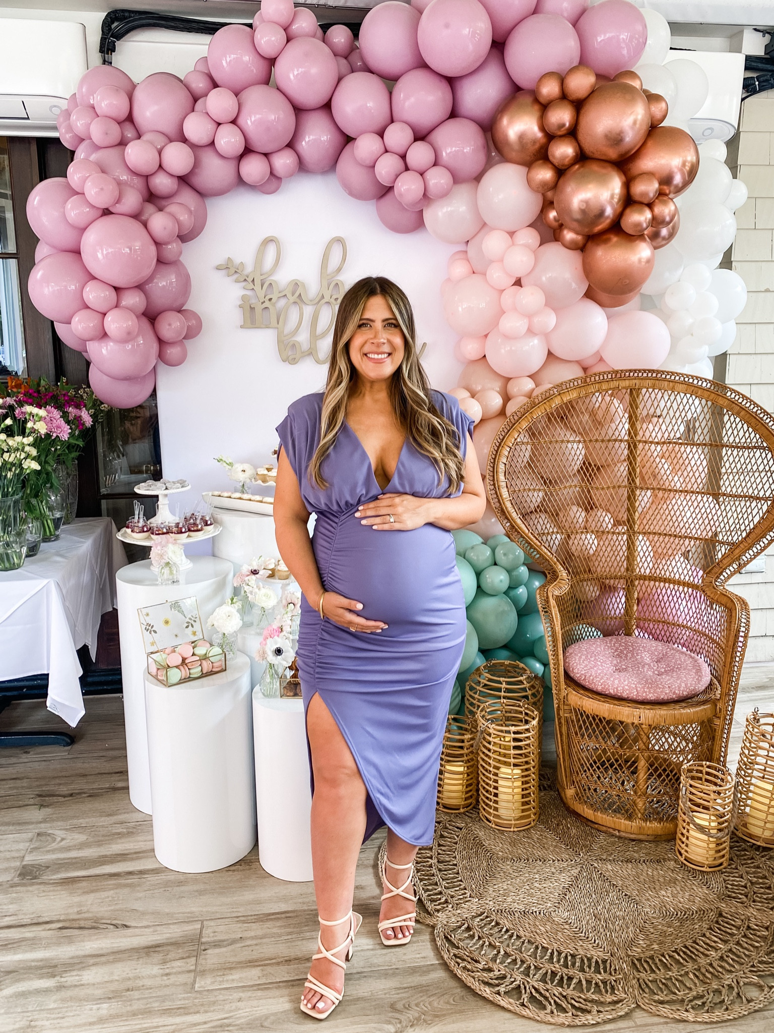Baby Shower outfit 💜 | TTS for non maternity | size up 1-2 sizes for the belly! 

#LTKfit #LTKunder100 #LTKbump