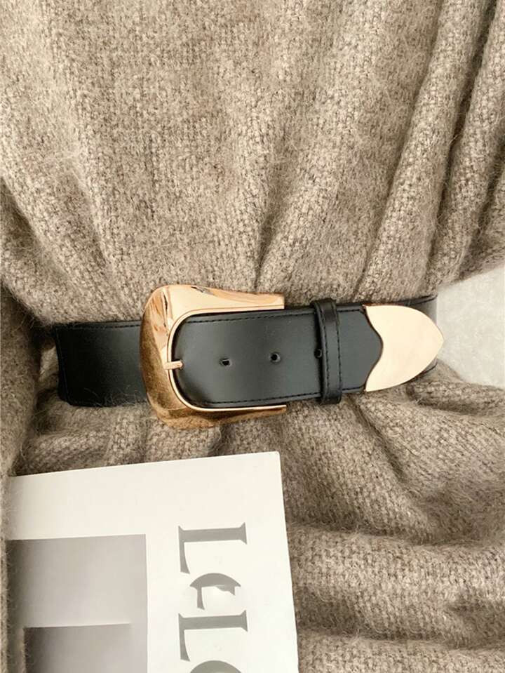 Metal Buckle Elastic Belt | SHEIN USA | SHEIN